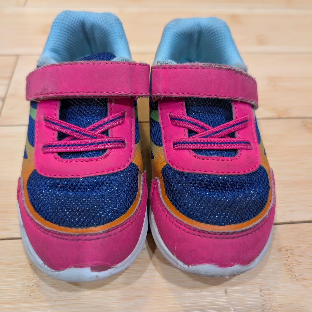 Stride Rite Pink and Blue Kids Sneakers